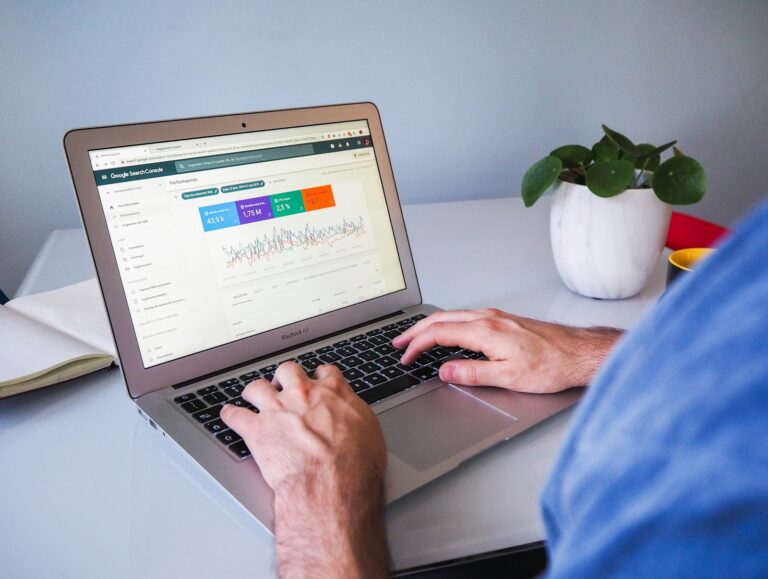 Search bar over documents semantic person using laptop