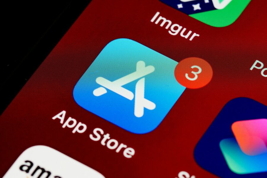 Smartphone screen app store age verification