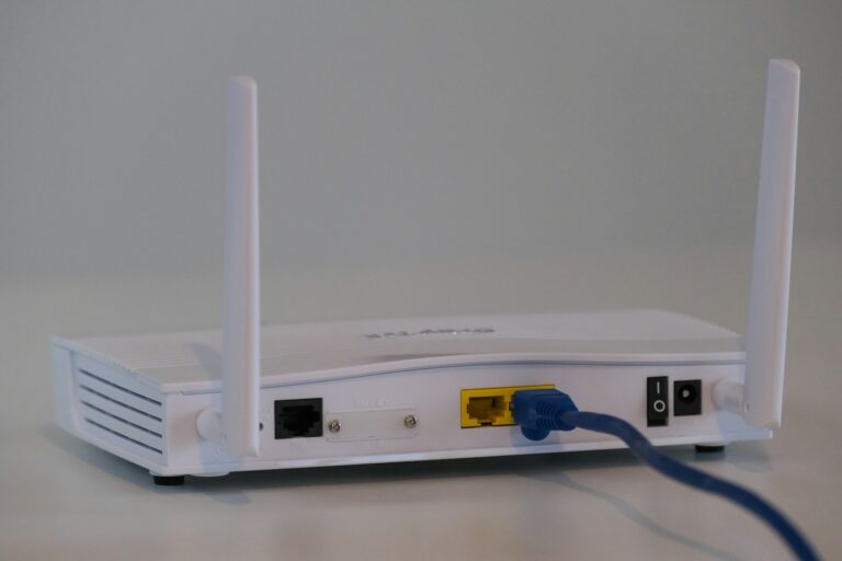 Ethernet cable router desk