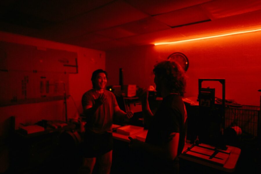 Teenager smartphone cyberbullying dark room