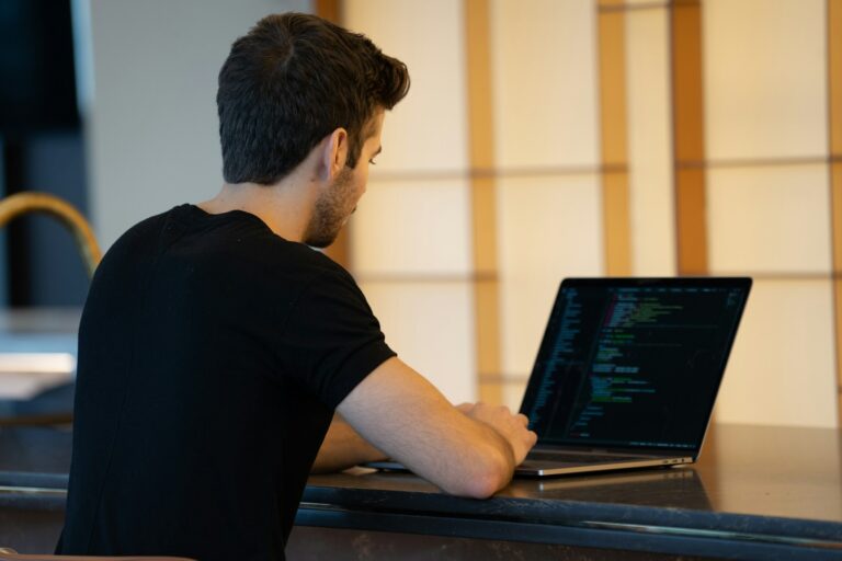 Developer laptop anonymized data dashboard