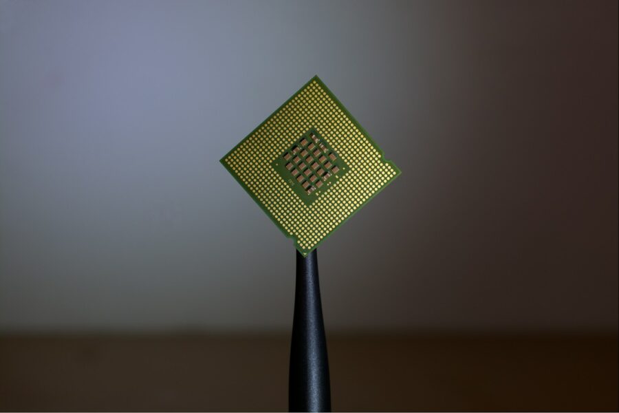 Mobile device processor chip macro