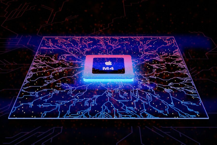 Laptop desk neural processing unit chip