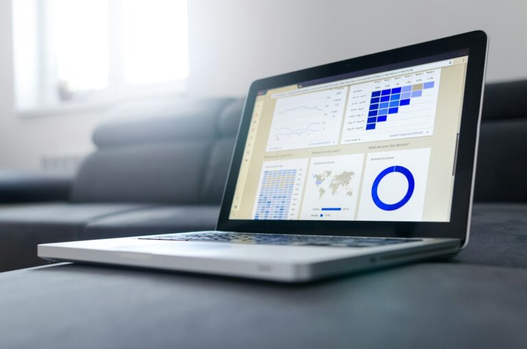Subscription management spreadsheet laptop