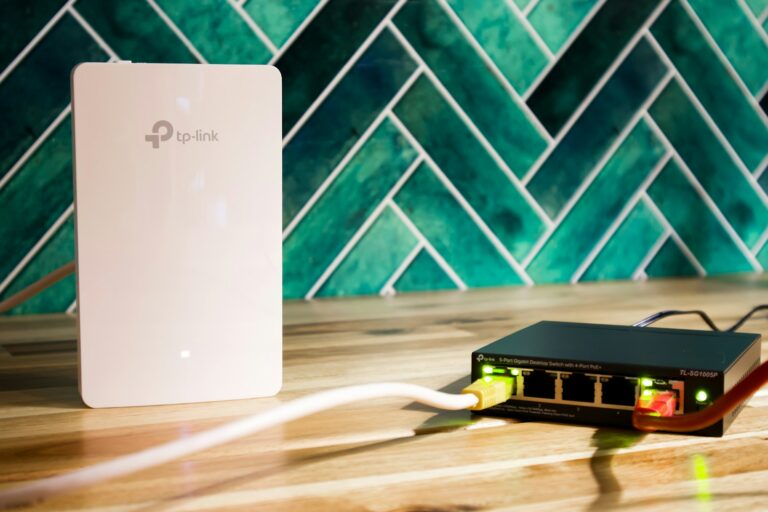 Wifi router close ethernet cables