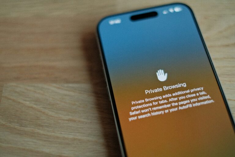 Phone privacy settings screen