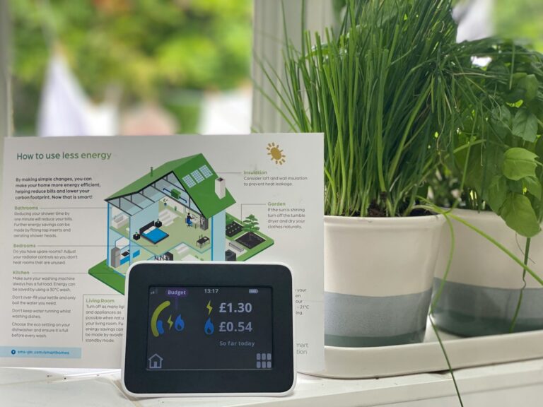 Smart plug energy monitoring app screen