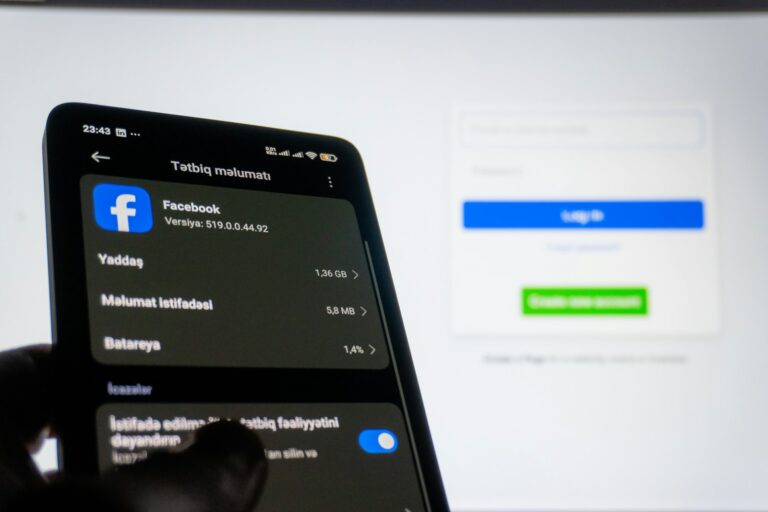 Facebook privacy settings screen person adjusting phone security