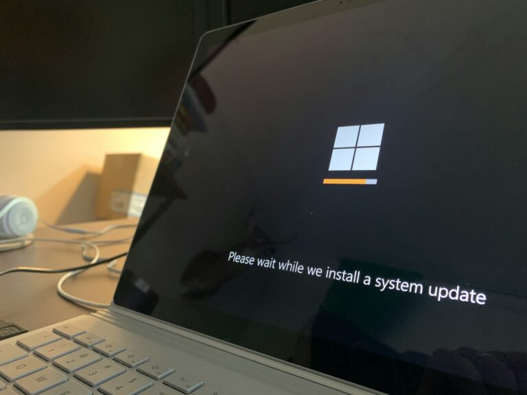 Windows settings screen update antivirus