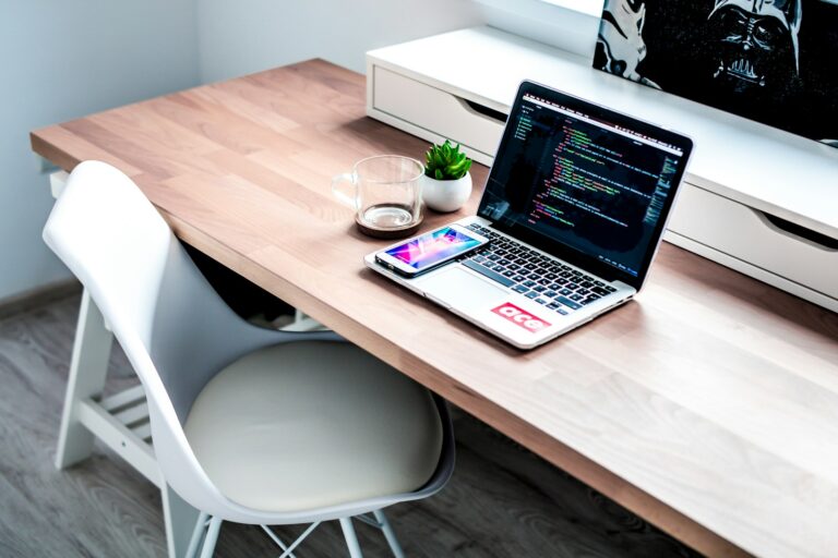 Smart home router laptop lock desk