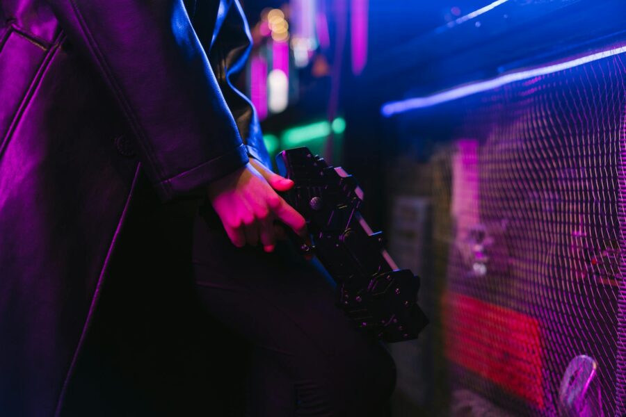 Neon sci corridor