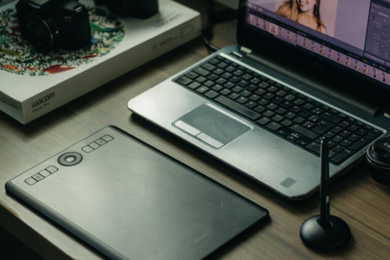 Modern laptop desk
