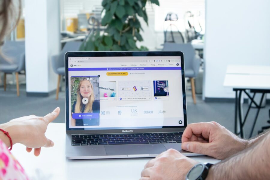 Laptop video conference