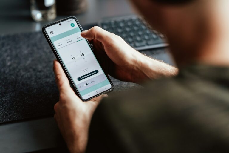 Smartphone app interface