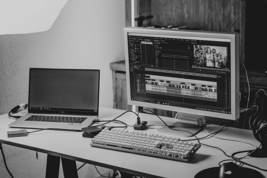 Video creator desk