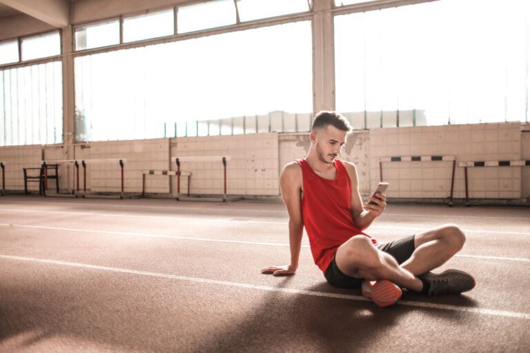 Fitness app smartphone