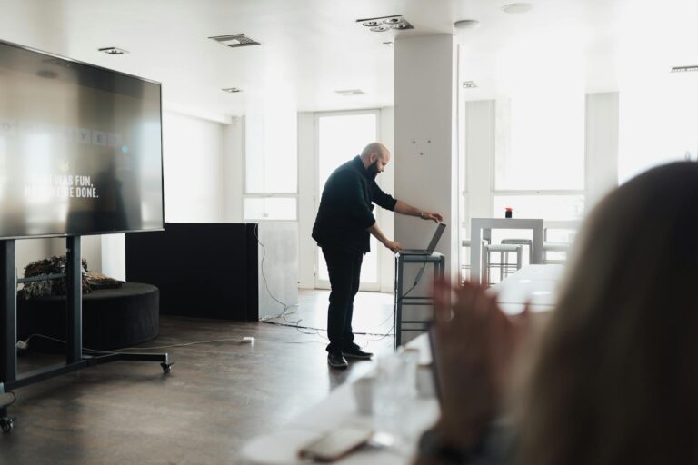 Conference room presentation