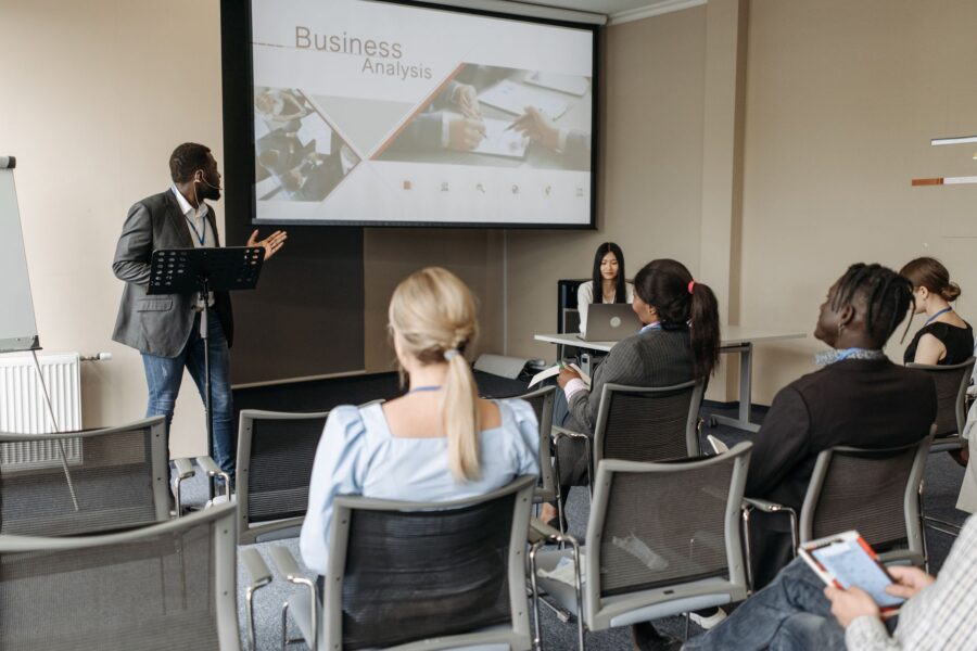 Conference room presentation