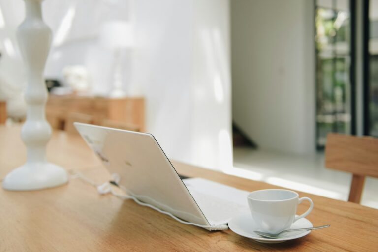 Home office laptop