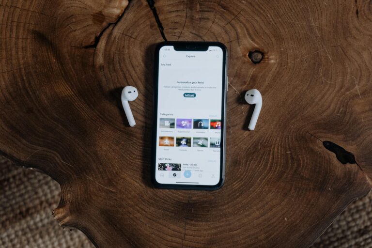 Wireless earbuds wooden