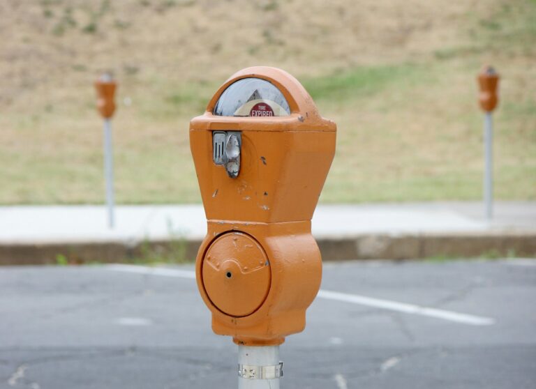 Smartphone scanning code parking meter