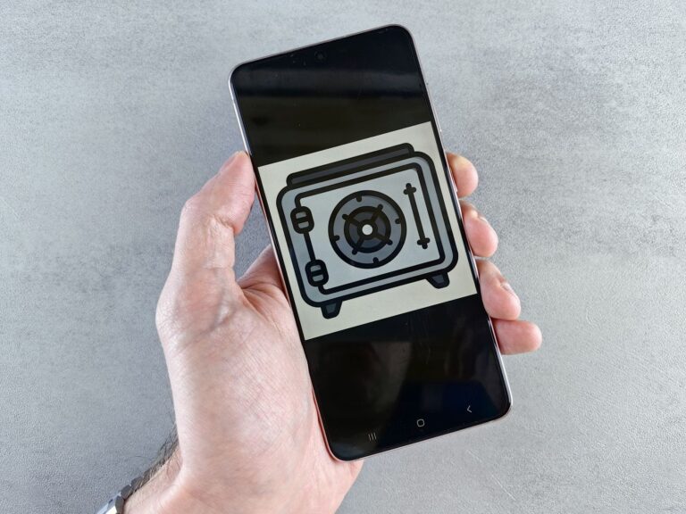 Smartphone storage warning