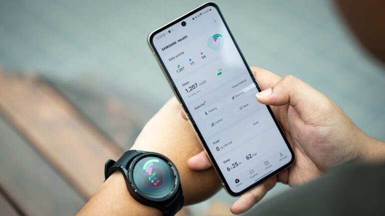 Smartwatch fitness app