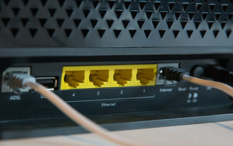 Router settings screen