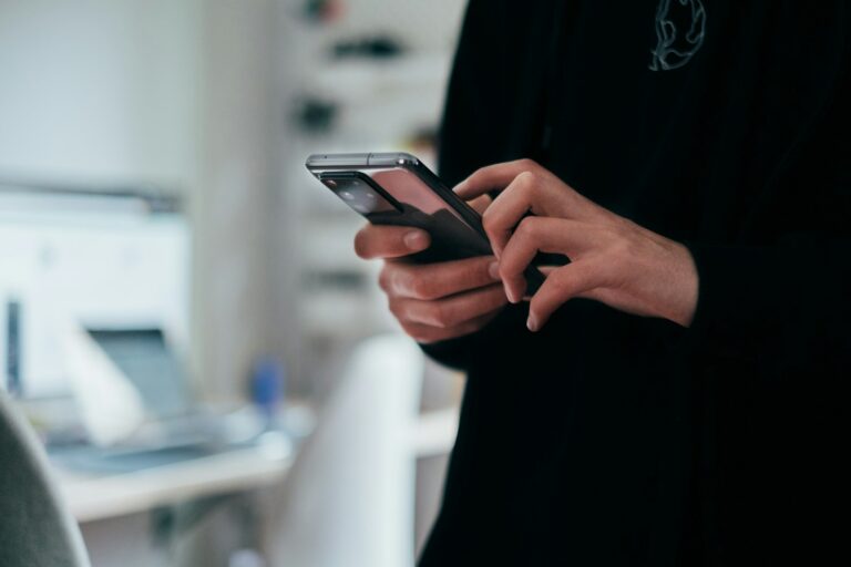 Person reviewing app