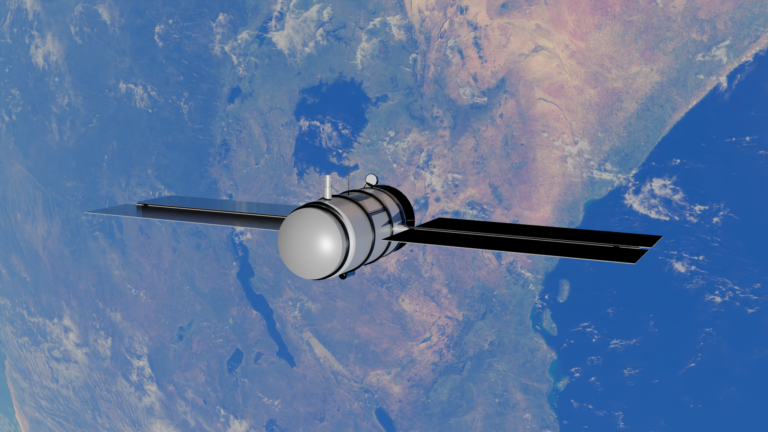 Satellite dish ship