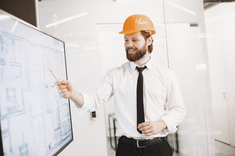 Regulator engineer discussing