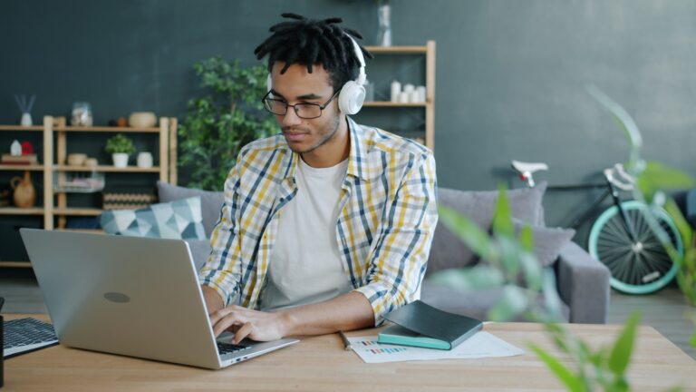 Student desk laptop