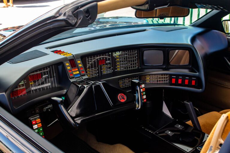 Modern car dashboard