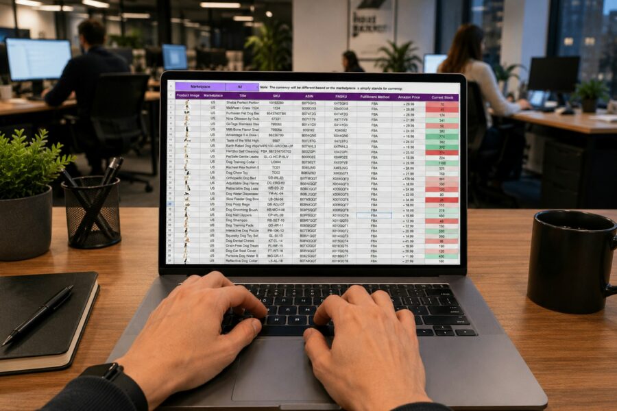 Laptop screen workflow
