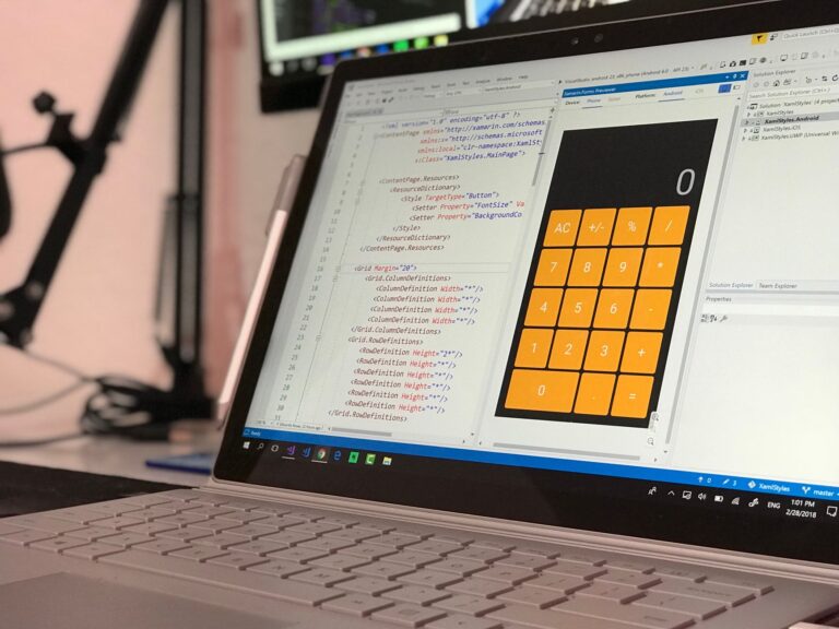 Designer laptop interface