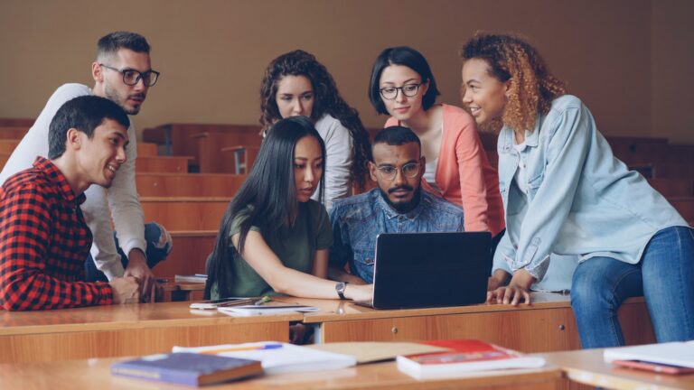 Teacher student discussion