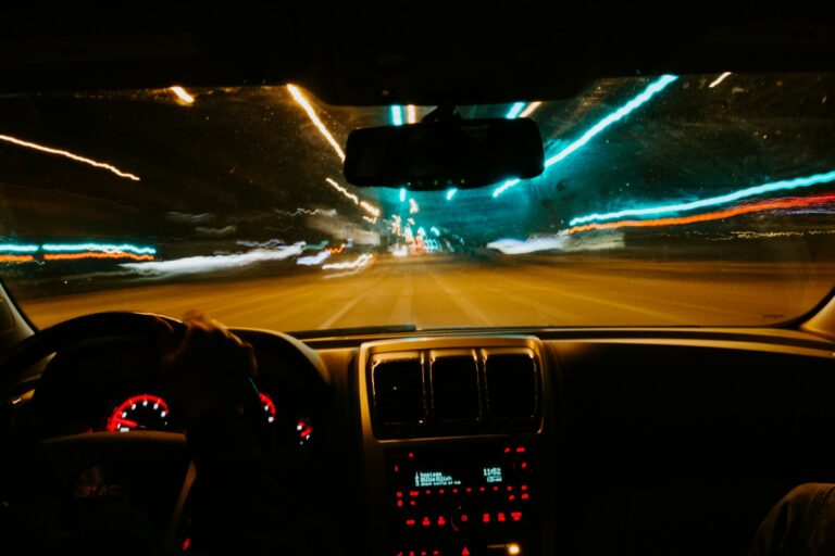 Modern car dashboard