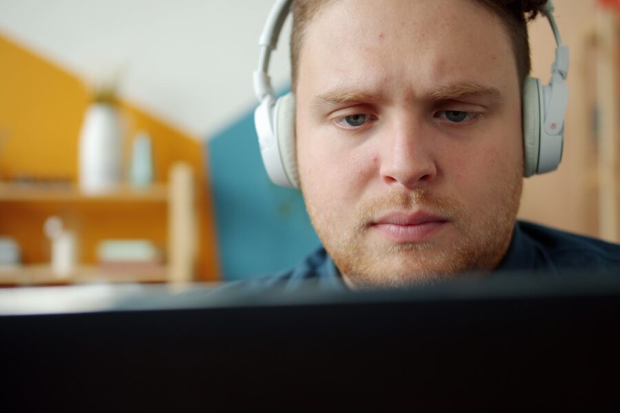 Call center headset
