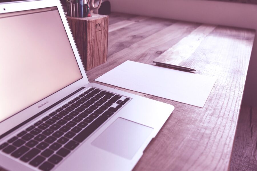 Laptop screen writing