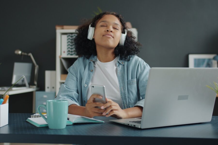 Smartphone meditation app