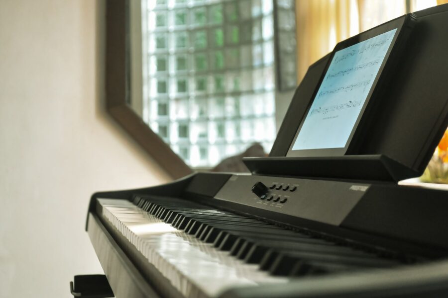 Digital music score