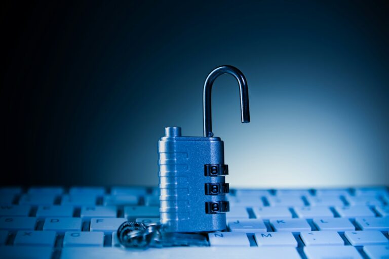 Encrypted laptop lock
