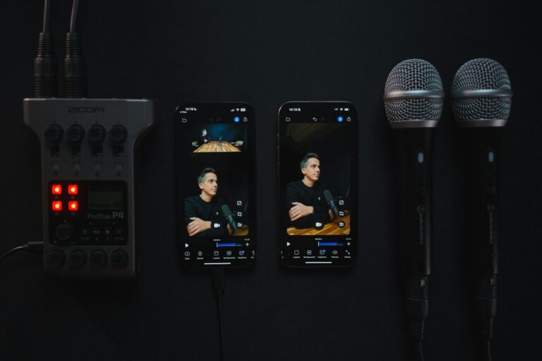 Vertical video editing