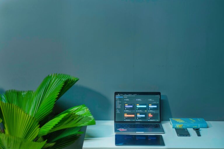 Laptop desk task