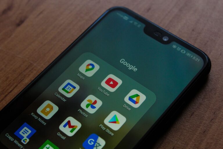 Smartphone storage screen