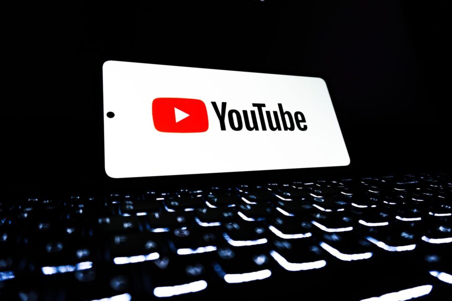 Youtube app screen