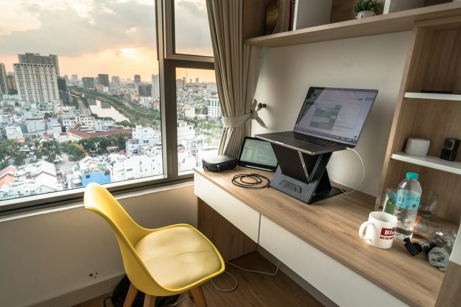 Modern laptop desk