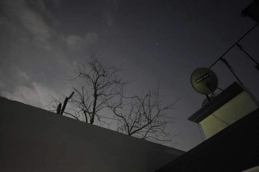 Satellite dish rural