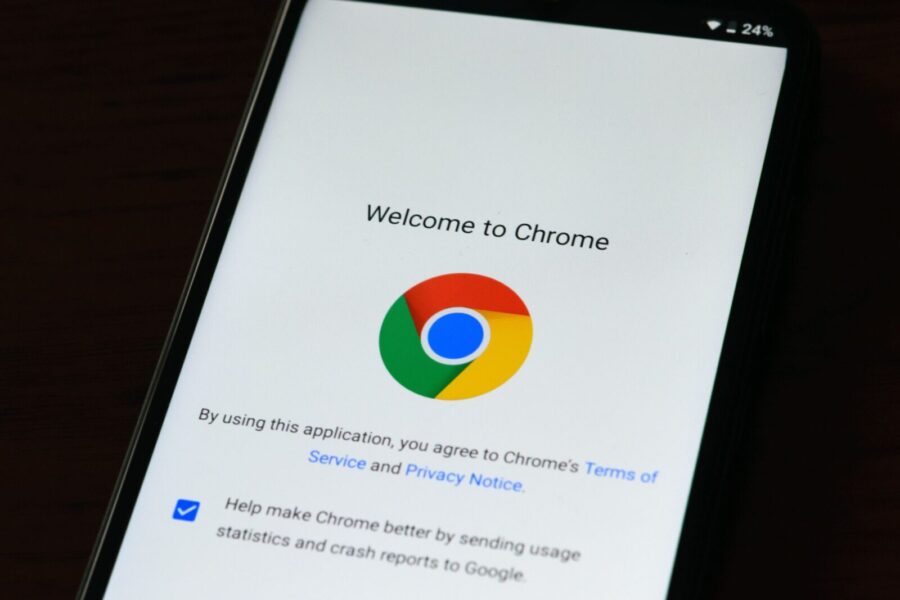 Chrome. Photo by Pexels
