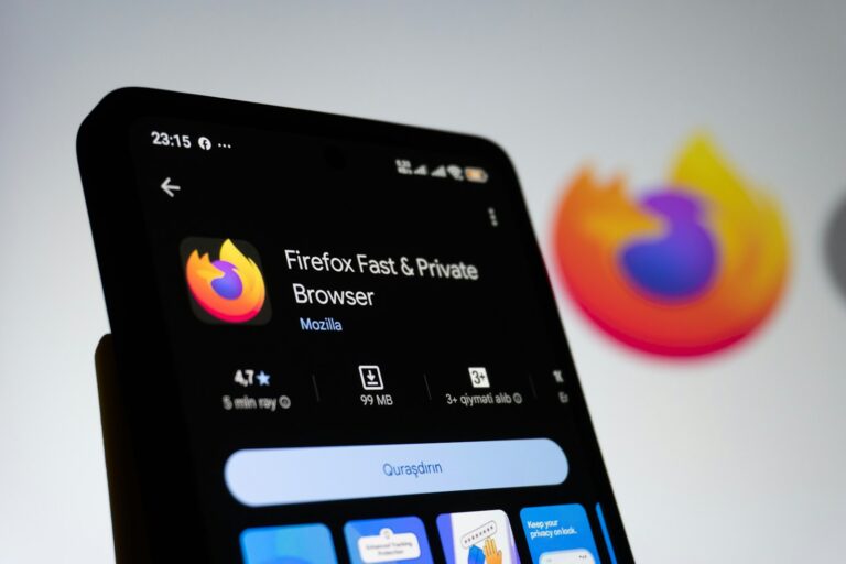 Firefox browser tabs